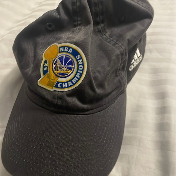 Warriors 2017 champs Adidas Dark Grey Hat - Picture 1 of 3